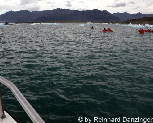 Bootsfahrt Gletschersee Jökulsarlon vom Vatnajökull